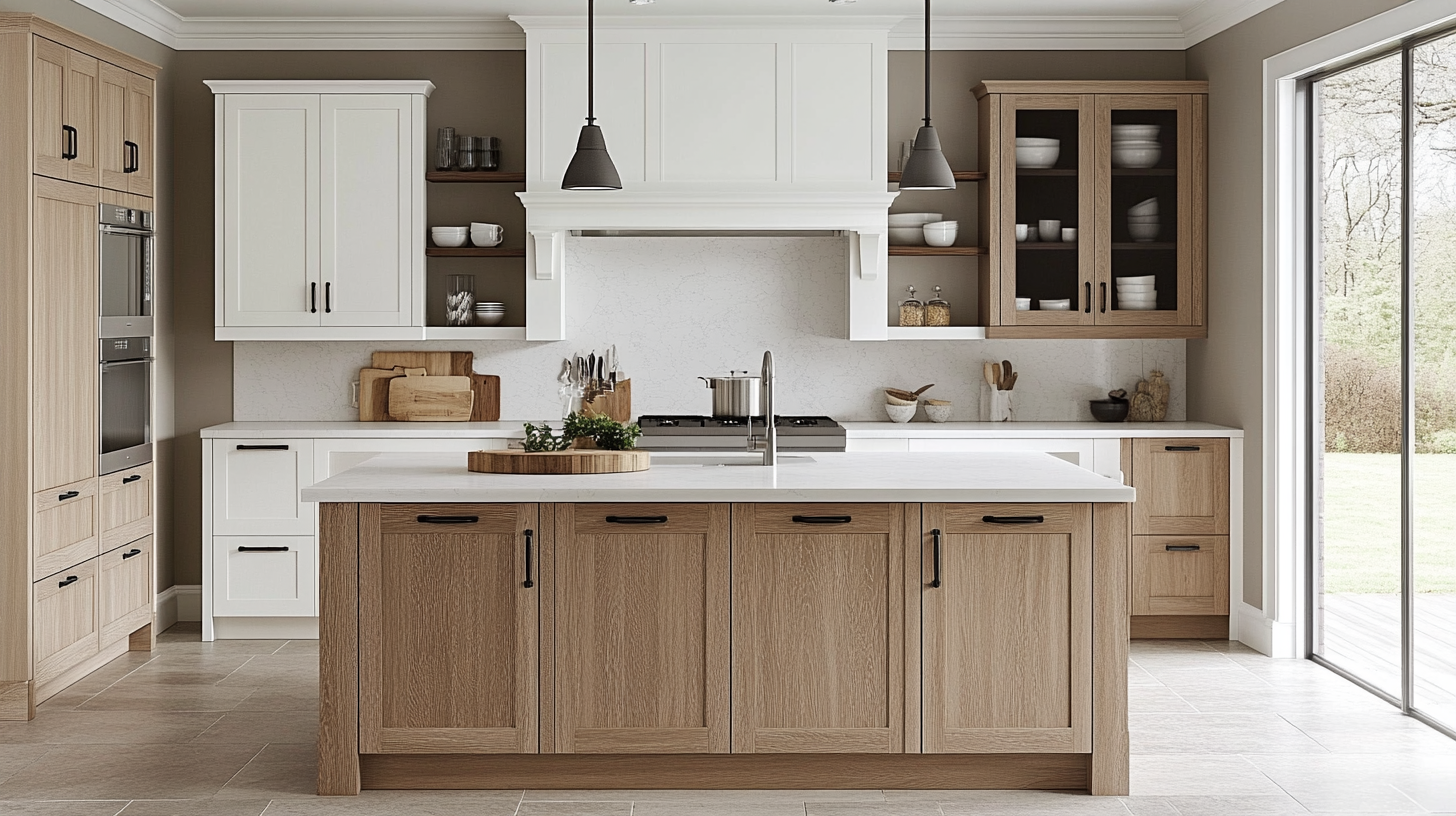 2024) 20+ Modern White Oak Kitchen Cabinets Ideas and Tips