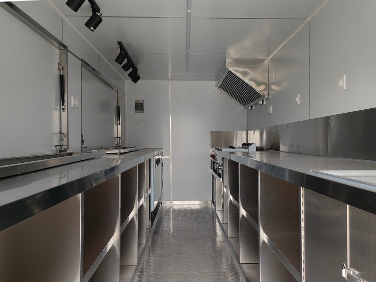 20ft BBQ Container Restaurant for Sale | with Platform--