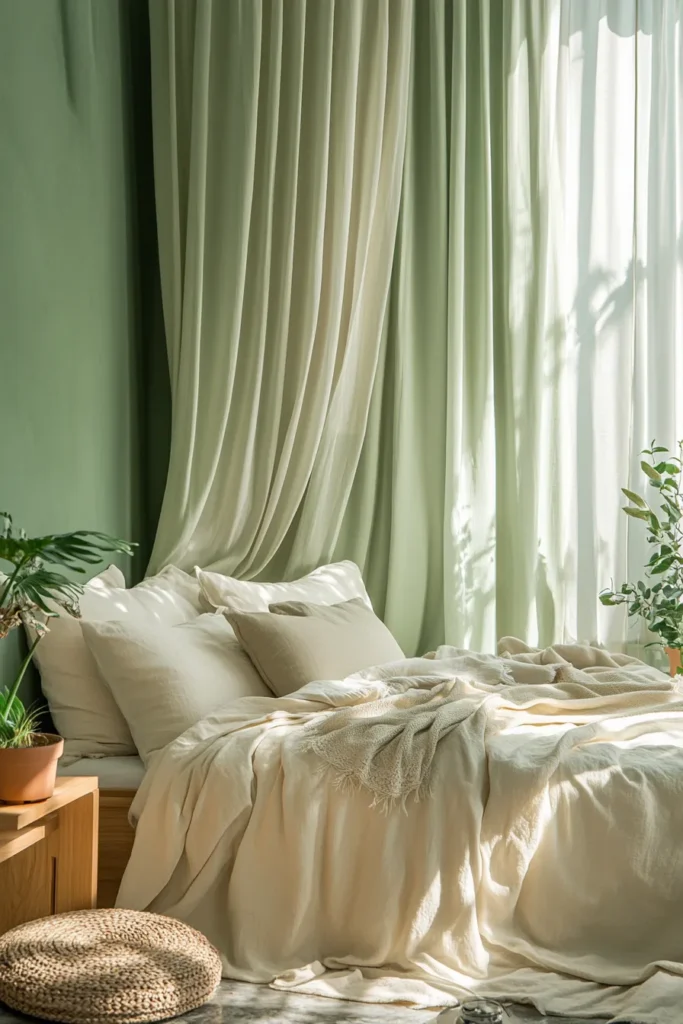 22 Sage Green Bedrooms For That Relaxing Vibe - Edward George