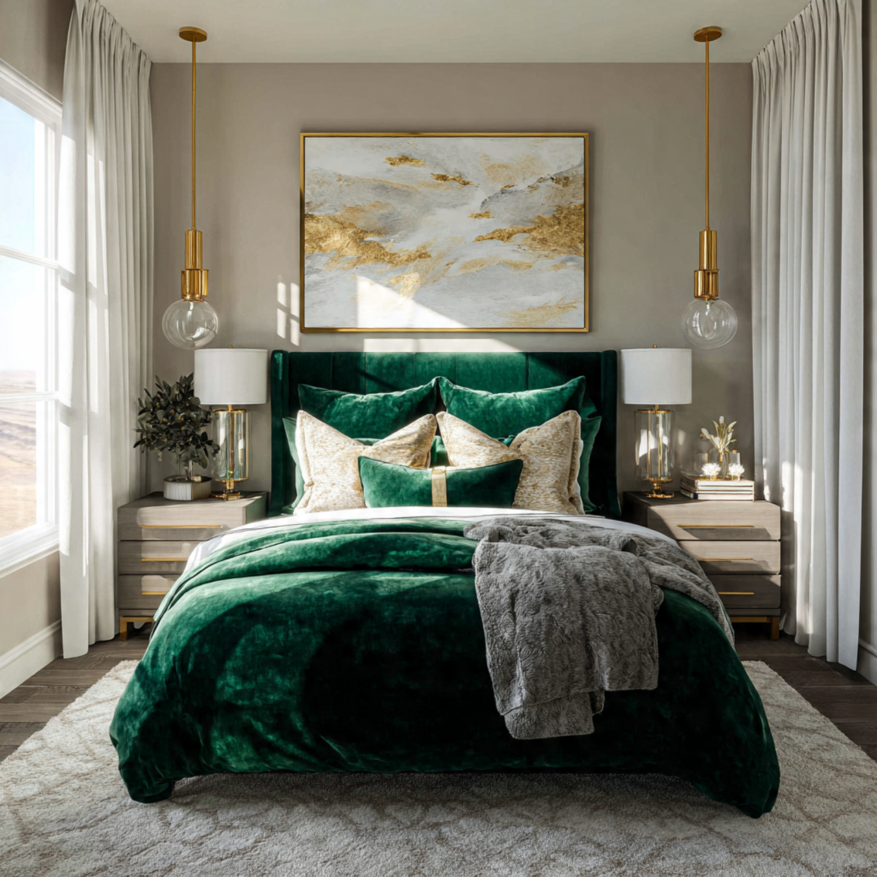 27 Luxury Dark Green Bedroom Ideas For Clam & Cozy Space