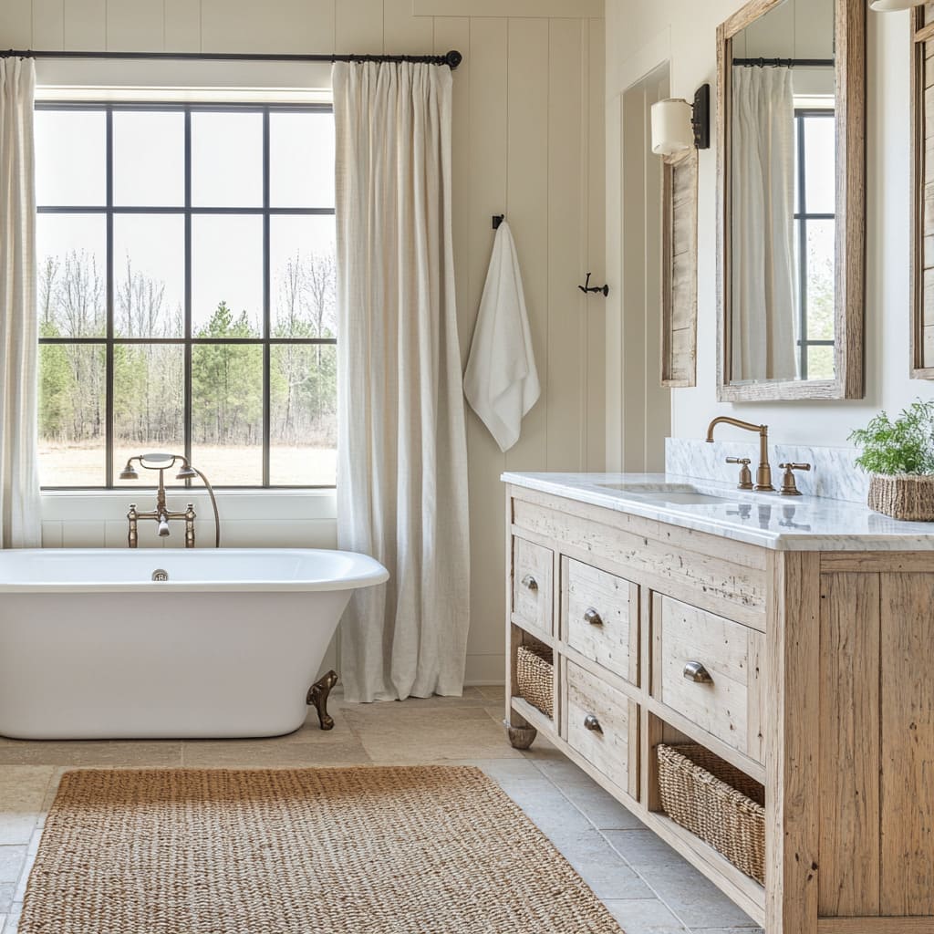 28 French Country Bathroom Ideas: Timeless & Relaxed Charm