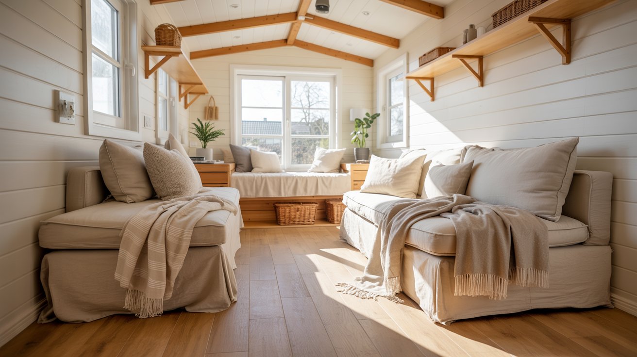 29 Stylish 2 Bedroom Tiny House Interior Ideas - GrahmsGuide