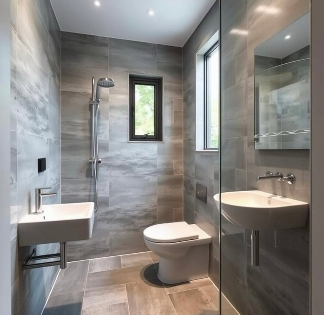 32 Small Bathroom Ideas That Make Even Small Showers Look Modern and Spacious