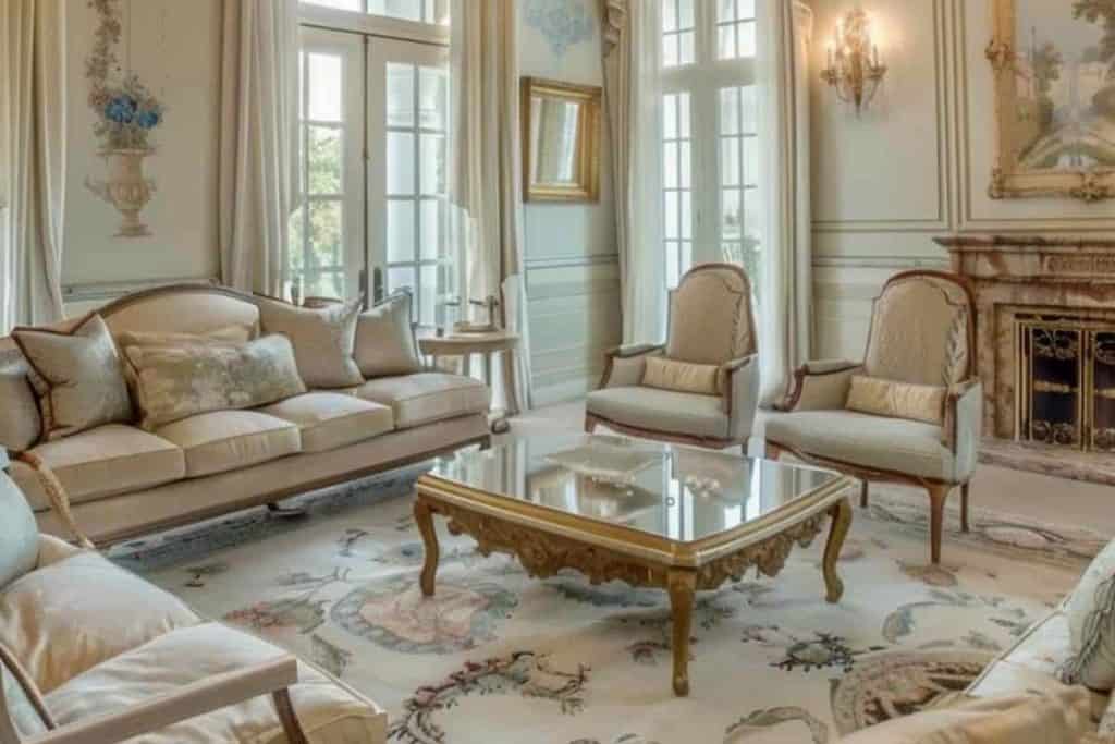 36 French Country Living Room Ideas That Embody Rustic Elegance