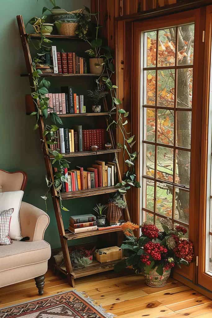 40 Farmhouse Ladder Decor Ideas To Spruce Up Your Space