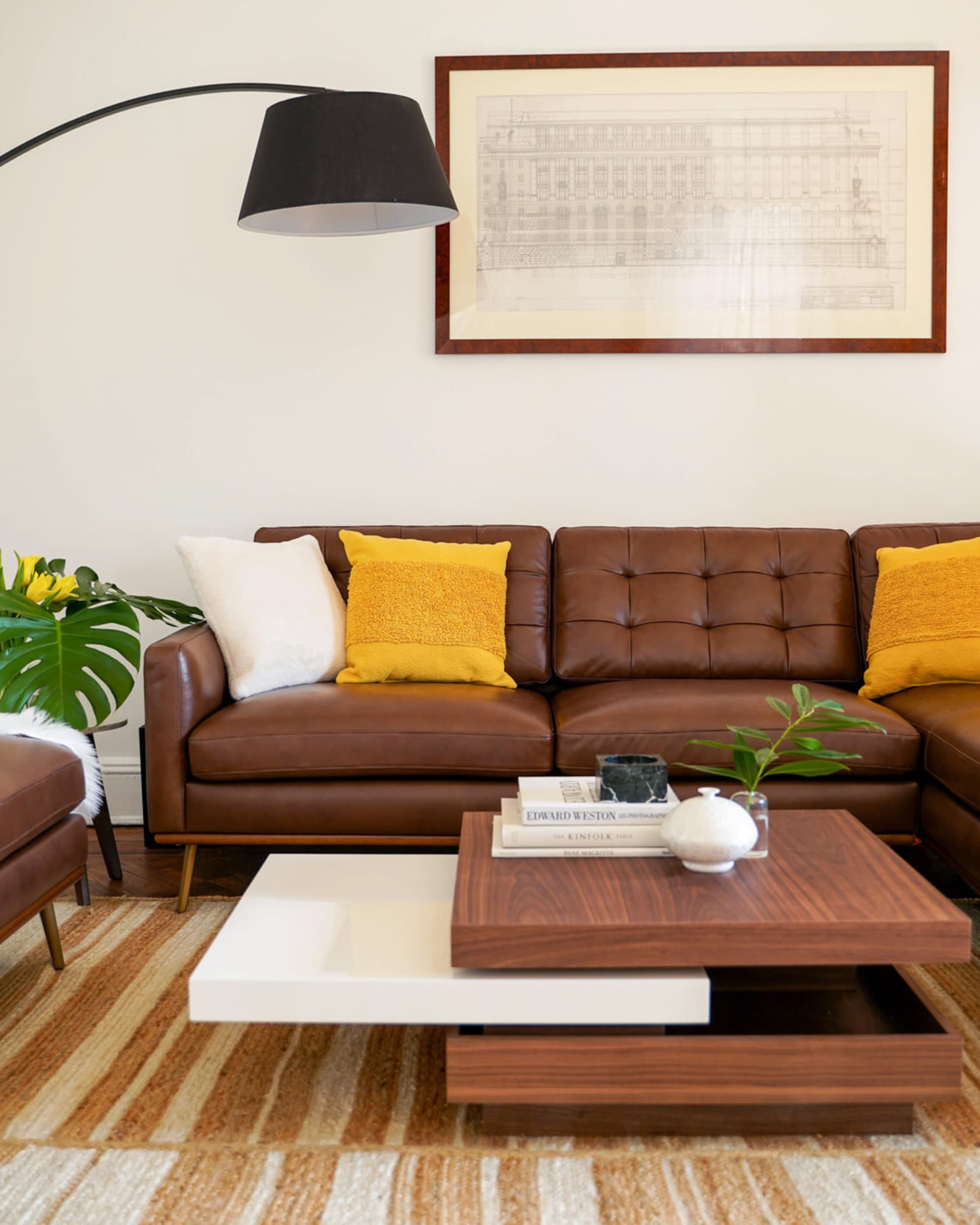 6 Color Palettes That Match With Your Brown Leather Sofa | Castlery US