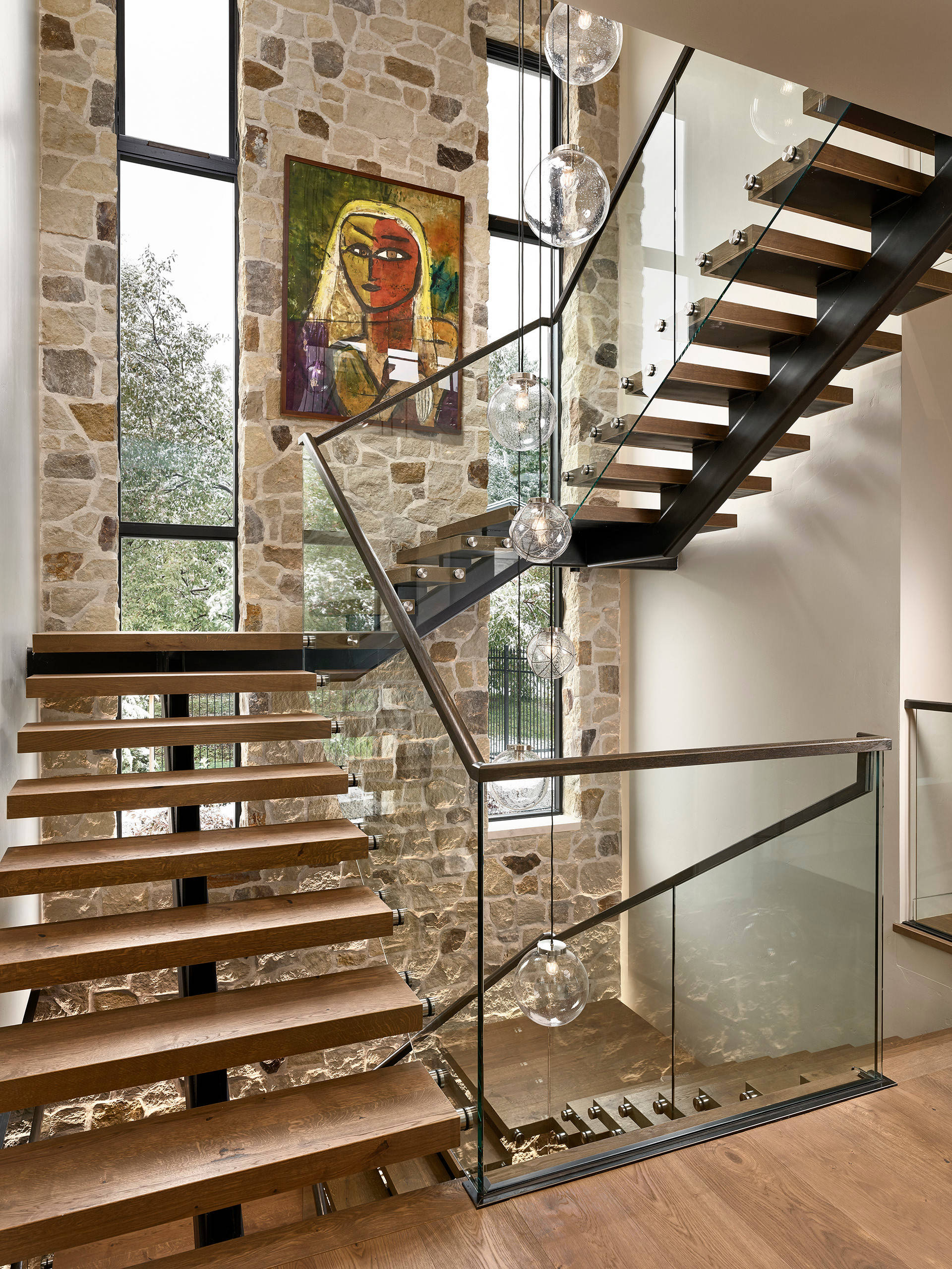 75 Glass Railing Staircase Ideas You'll Love - May, 2026 | Houzz
