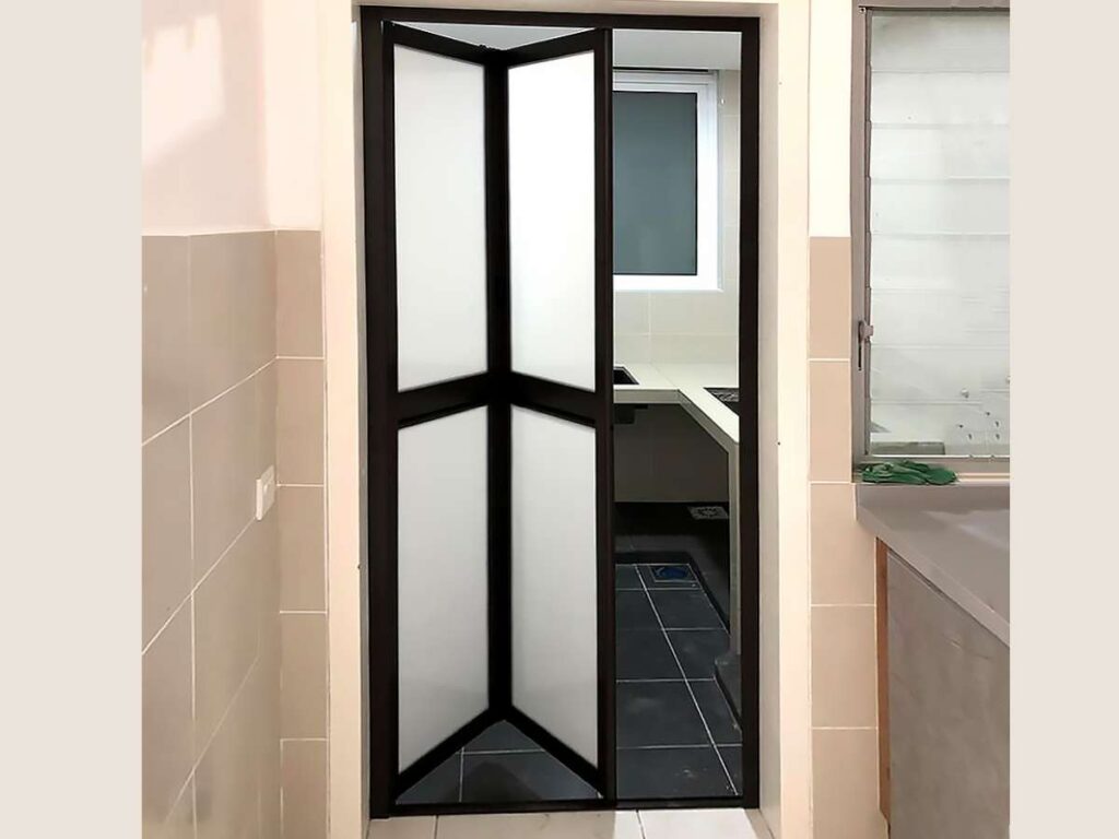 8 New Modern Bathroom Door Design Ideas | Vallisco