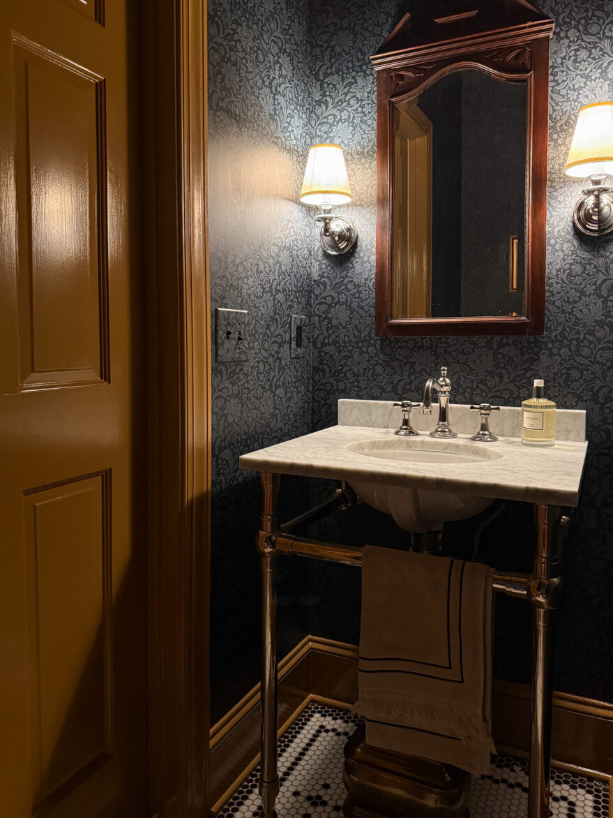 A 3-Day Powder Bathroom Makeover - Chris Loves Julia