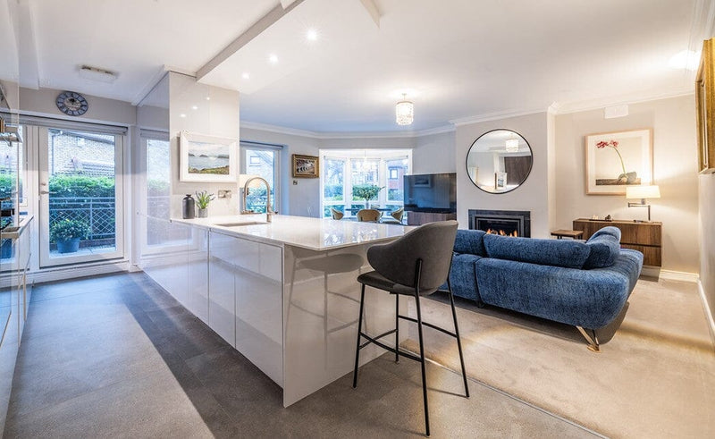 A Beautiful Kitchen and Open Plan Living Area Combined | Bathroom Inspiration, Customer Projects, Kitchen Design and more | TileStyle Ideas & Inspiration blog