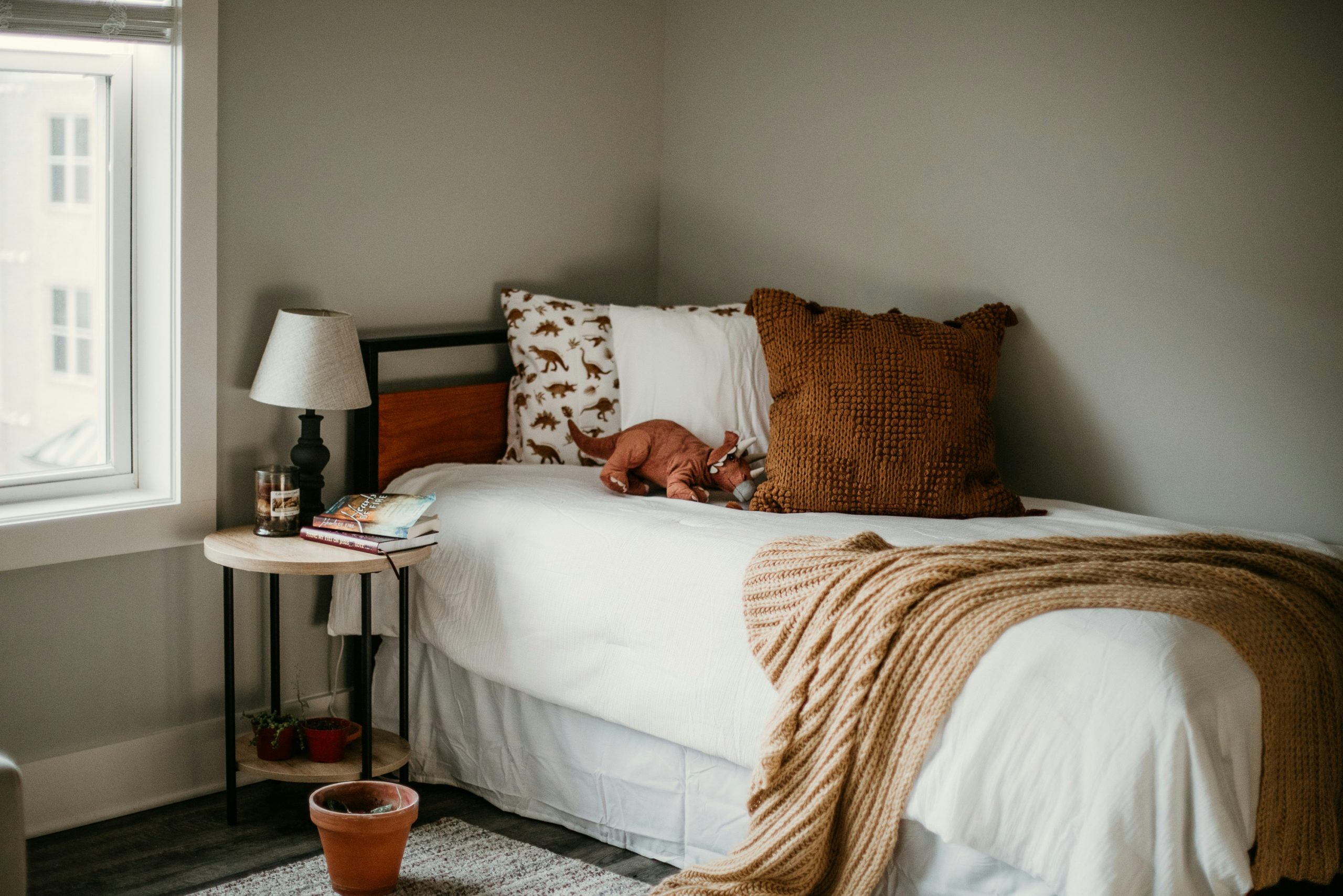 Aesthetic bedroom design.