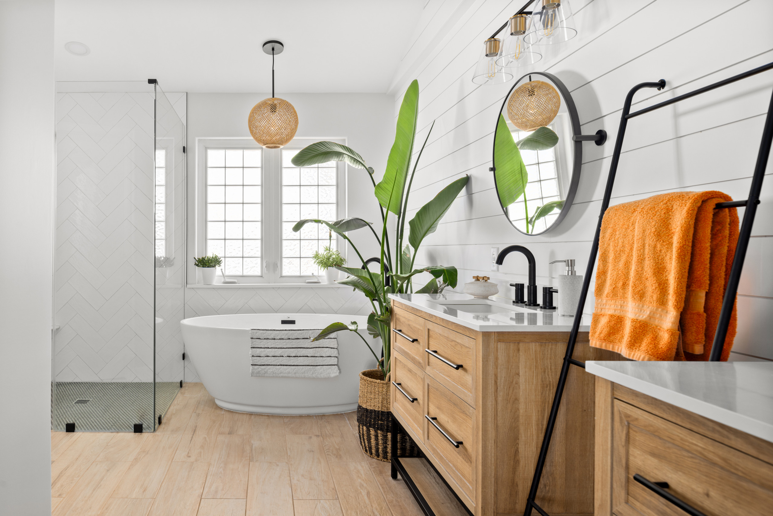Bathroom of the Week: Modern Farmhouse Meets Coastal Style