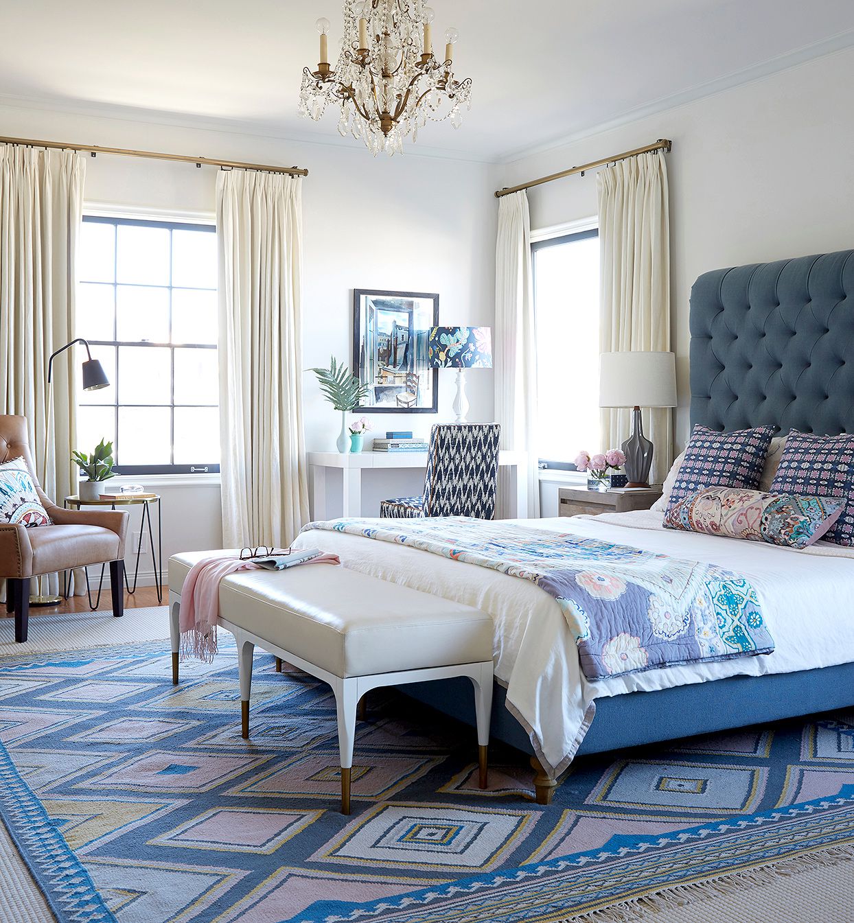 Blue Bedroom Ideas from Light Blue to Deep Navy and In Between