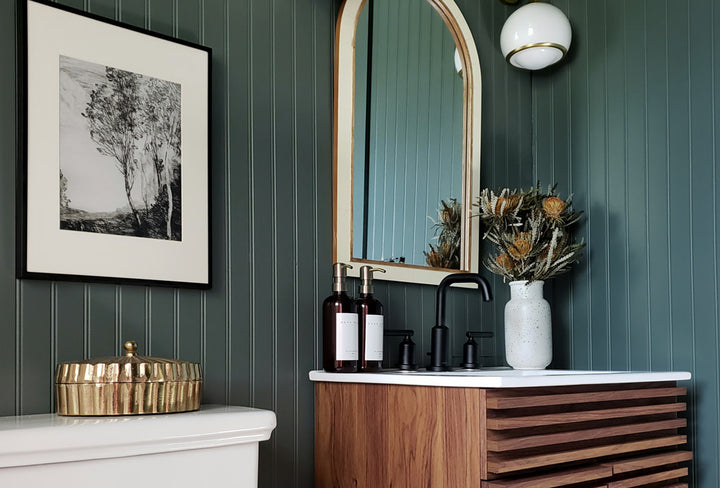 Bold Ideas For a Small Bathroom Remodel | Clare