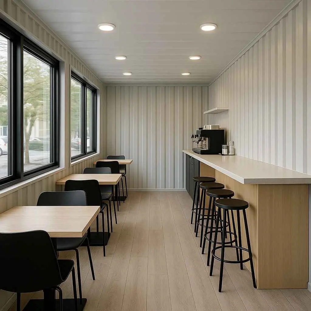 Container Restaurant │ Full Dining Setup │ SAMAN Portable