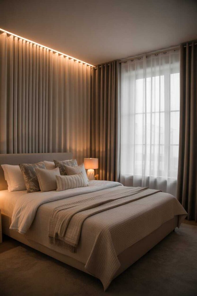 Curtain Wall Bedroom Behind Bed Stunning Ideas, Cozy Inspiration, And Budget-Friendly Ways To Transform Your Space