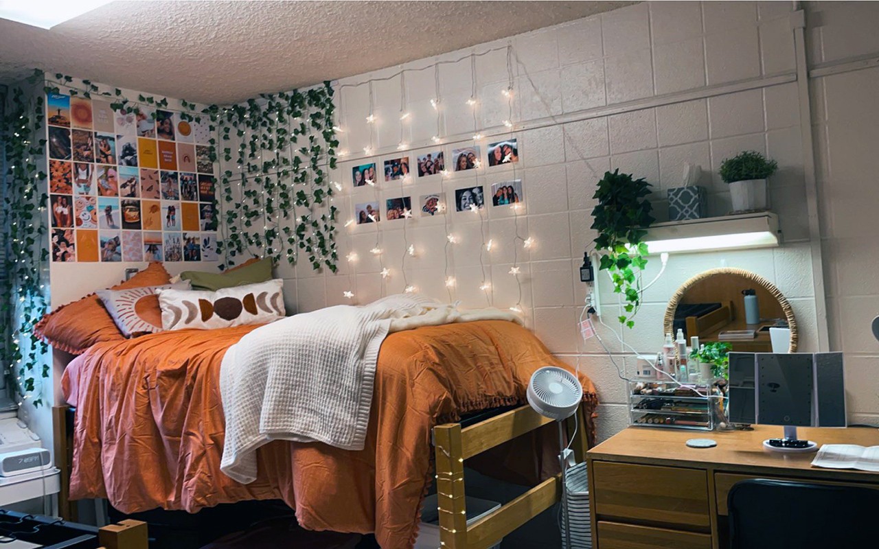 Decorating a college dorm room can be very costly