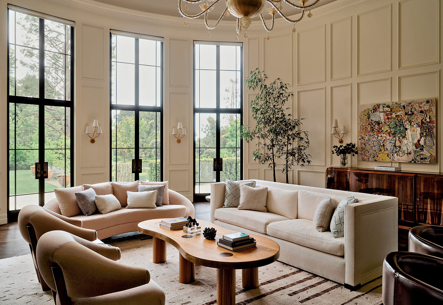 Escape To A Stunning French-Style Chateau In Bel Air | LUXE Interiors + Design