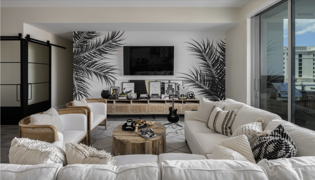 Feeling Monochrome - Black and White Living Room Ideas -