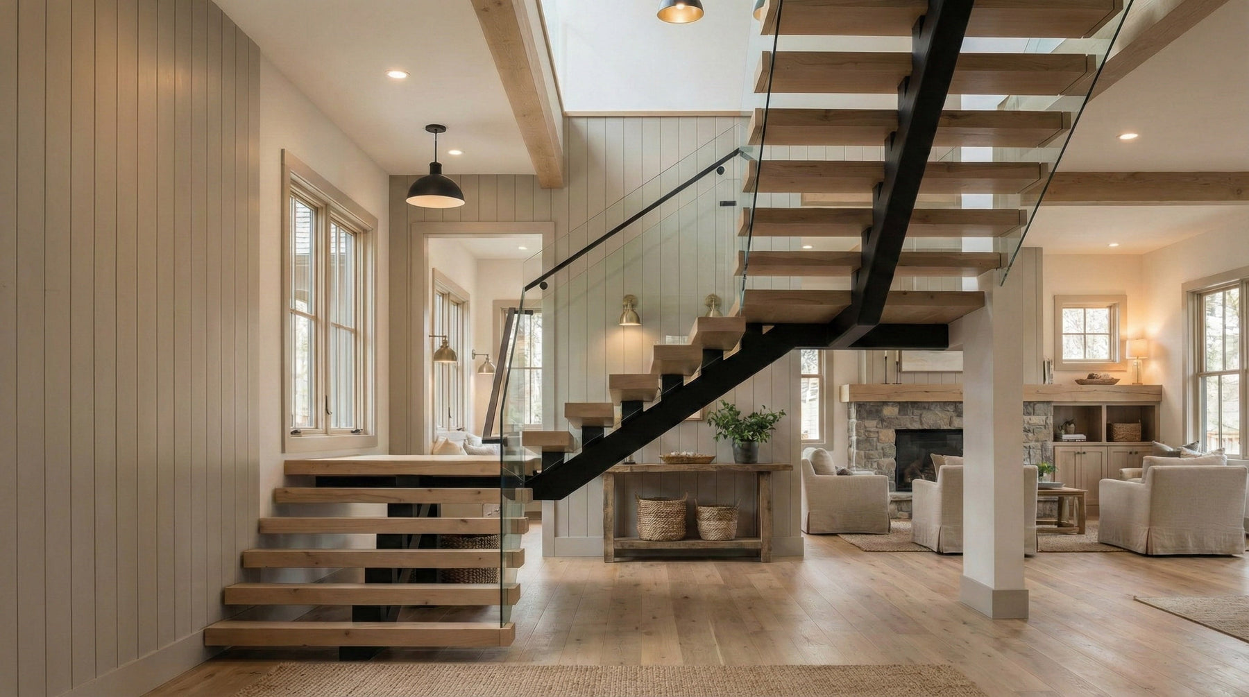Floating Stairs With Landing: Design Ideas & Planning – Elevated Stairs