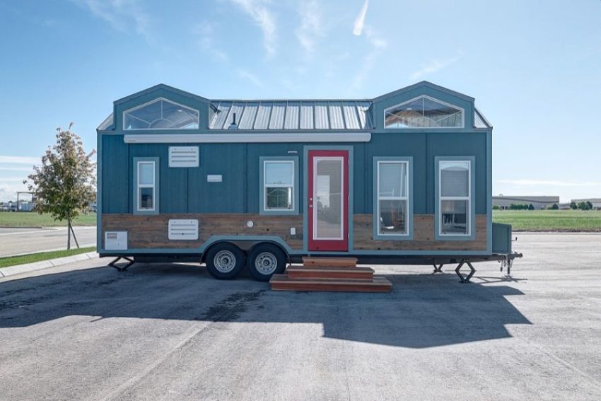 Fully Off-Grid K2 Tiny House on Wheels Features Double Dormer Lofts