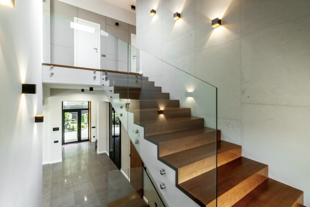 Glass Stair Railing Installation | Orange County, Los Angeles & SoCal