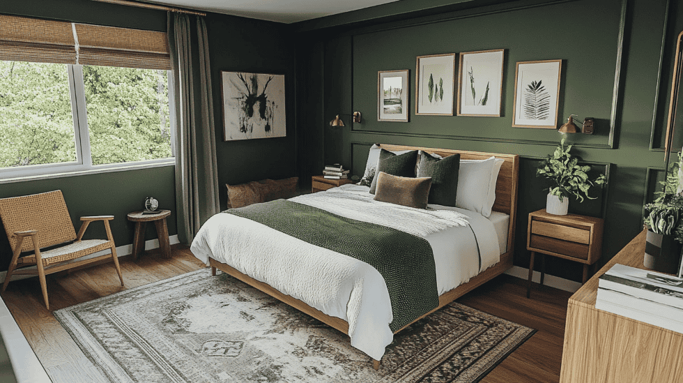 Green Bedroom Color Schemes - You Comfort
