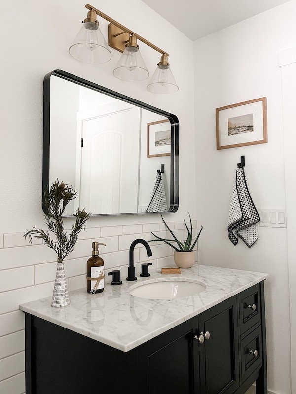 Half Bathroom Remodel - Before & After