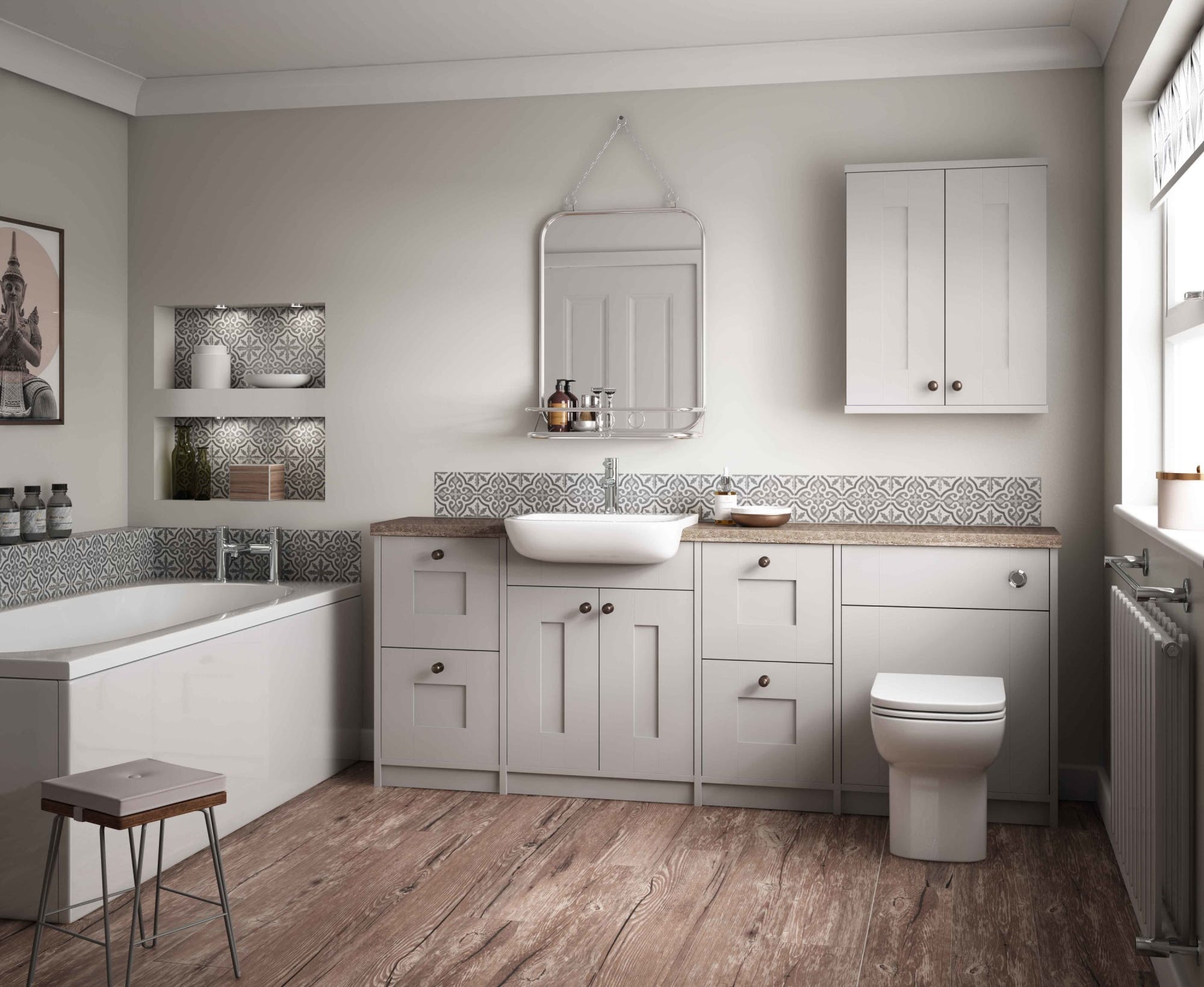 Half Tiled V's Full Tiled Bathroom Designs | More Bathrooms