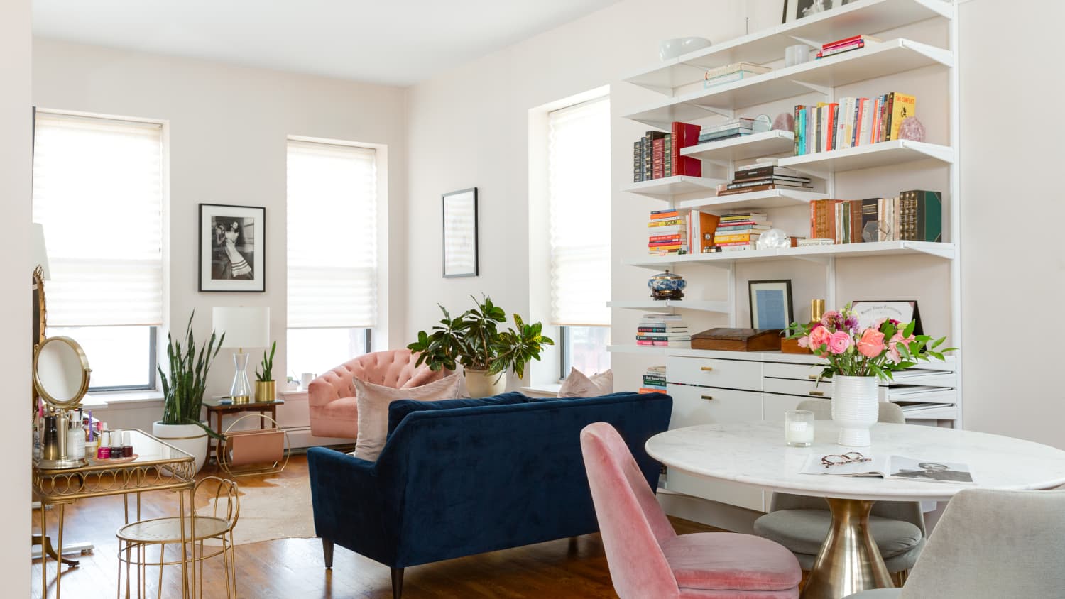 How to Fit a Bookcase into a Small Living Room | Apartment Therapy