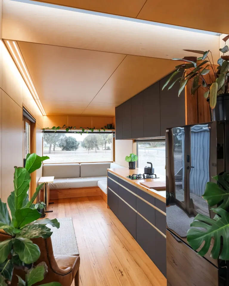 I ditched my mortgage and built a luxurious, insanely elaborate tiny home for $57k - and I control it with my phone