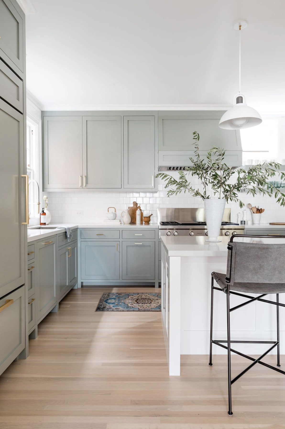 Inspiration: A Muted Sage Green Kitchen | Lark & Linen Interior Design and Lifestyle Blog