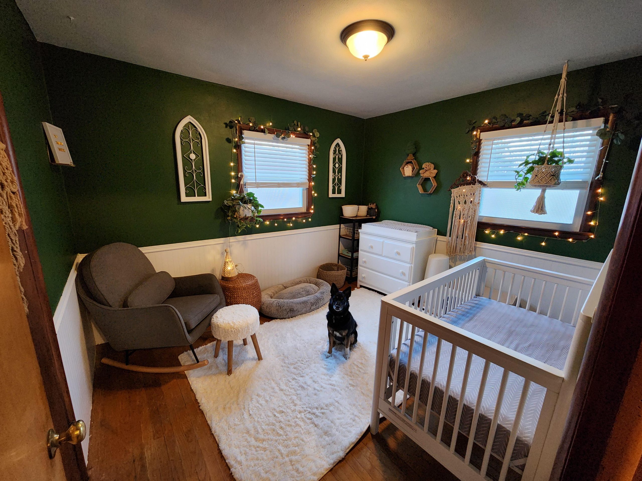 Just finished the nursery right with just a few weeks to spare! : r/CozyPlaces