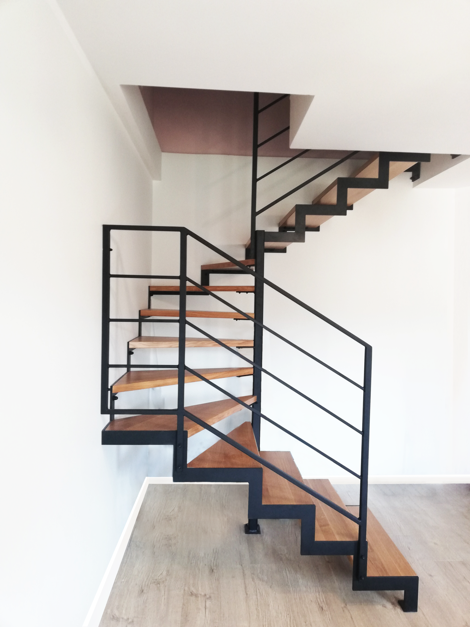 Minimalist steel staircase-modern design , loft staircase