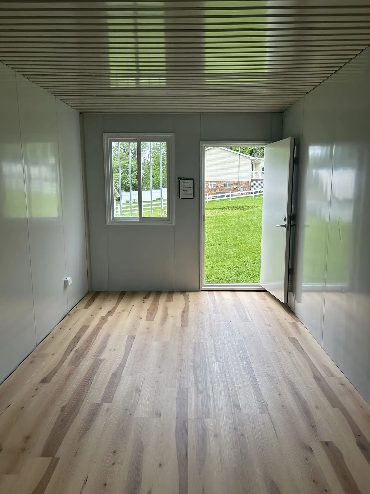 Modern 20ft Shipping Container Home Plans with Customized Interior Design for Office or Living Space