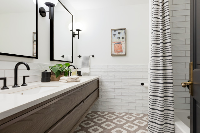 Modern French Provincial - Transitional - Bathroom - Minneapolis - by Kristin Hoaglund Design | Houzz