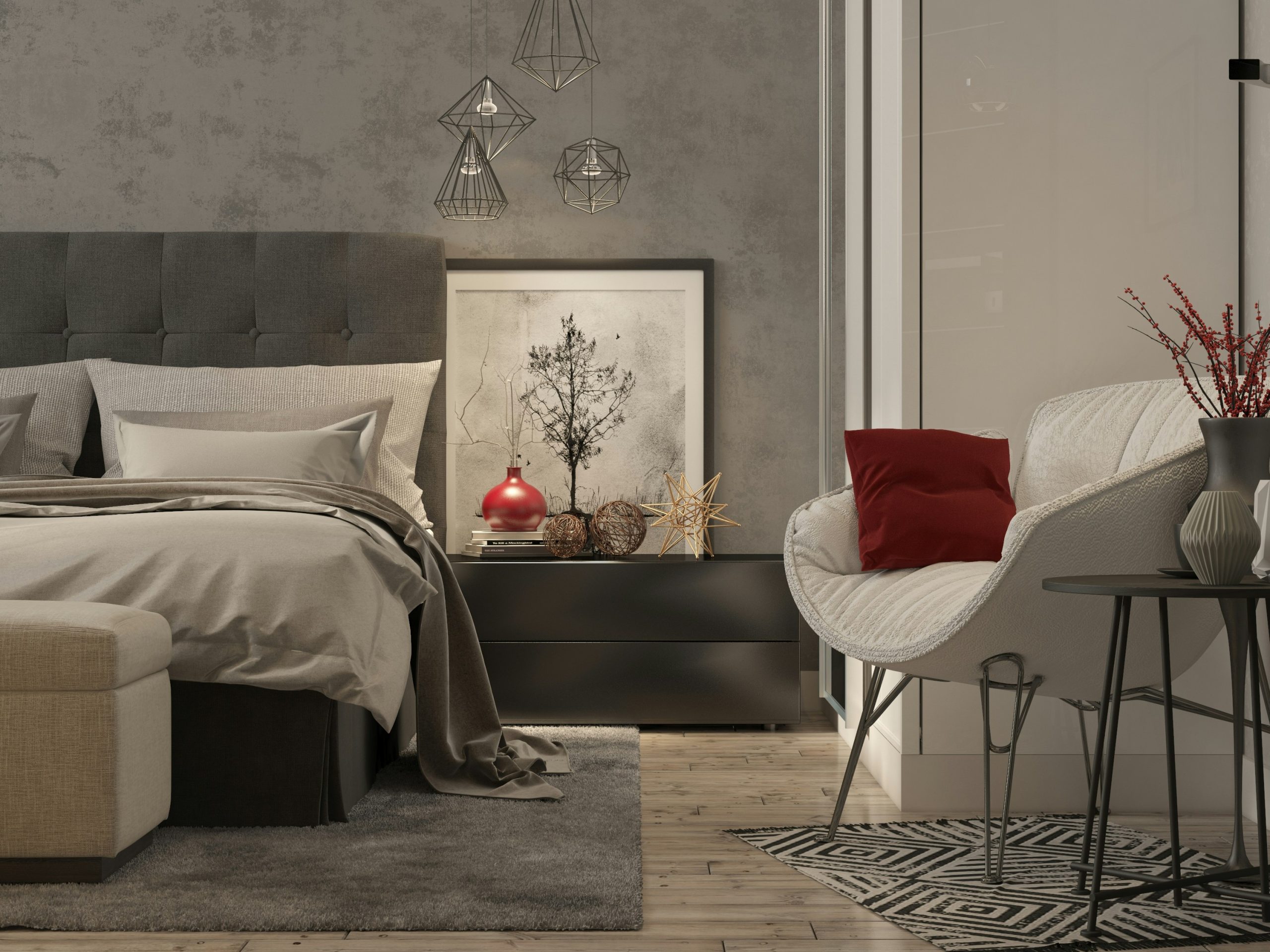 Modern Master Bedroom 