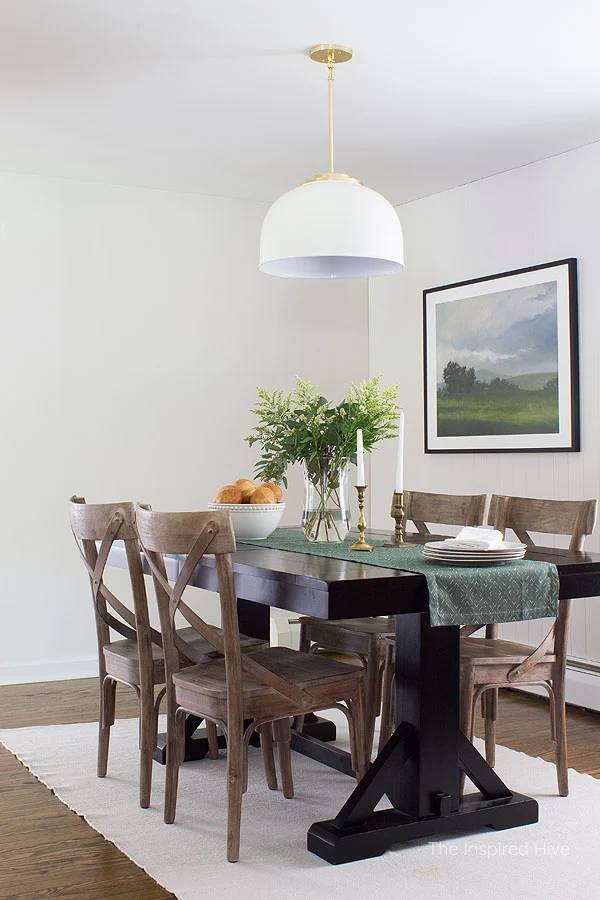 Modern traditional dining room reveal | The Inspired Hive