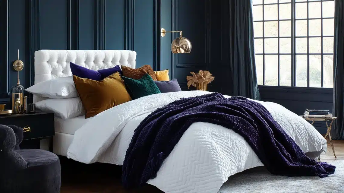 Moody Blue Bedroom Design Made Easy: Step-by-Step Guide - Enthralling Gumption