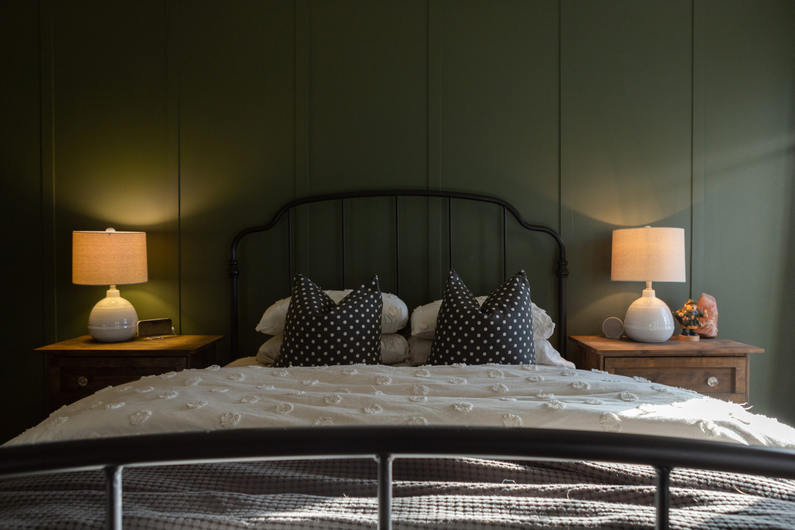 Moody Green Primary Bedroom Reveal - Our Mississippi Home - Jordan Jean