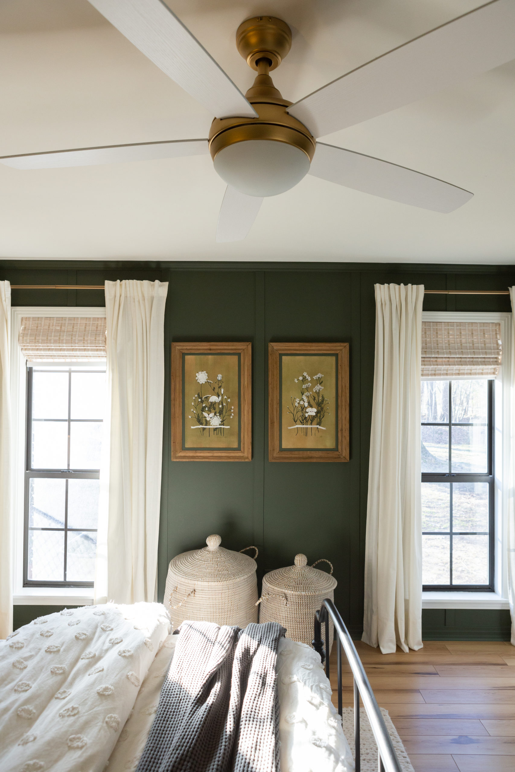 Moody Green Primary Bedroom Reveal - Our Mississippi Home - Jordan Jean
