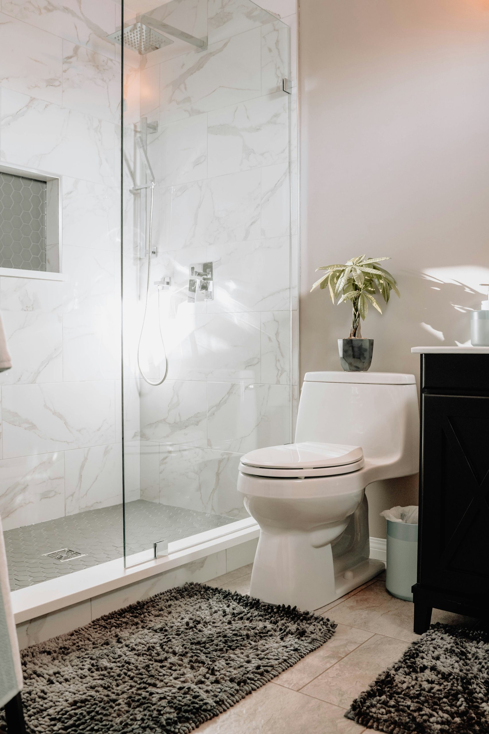 My mom's renovated bathroom