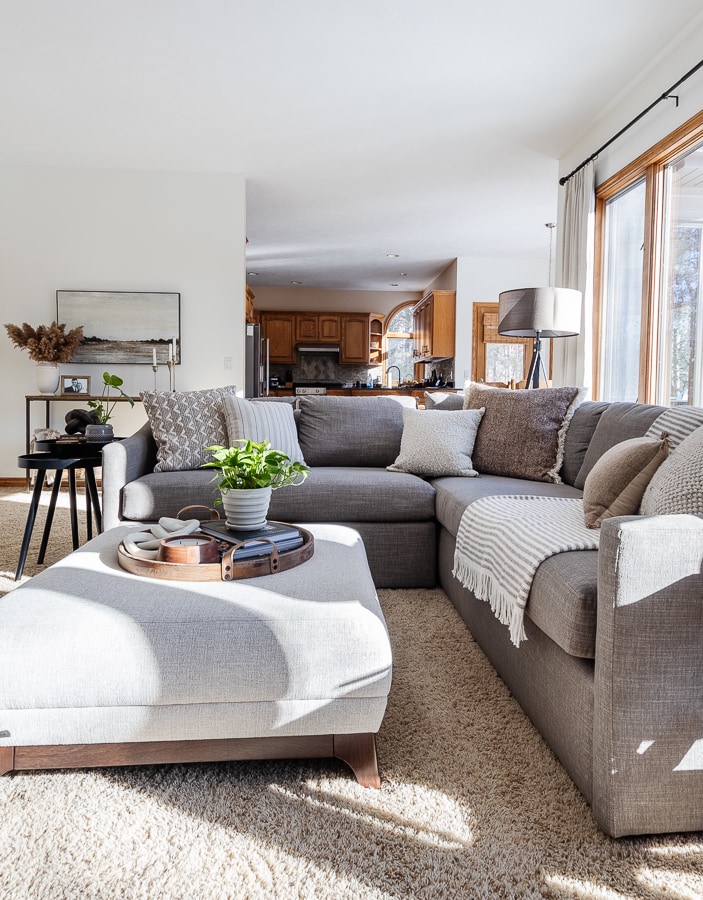 Neutral Living Room Makeover - The Lilypad Cottage