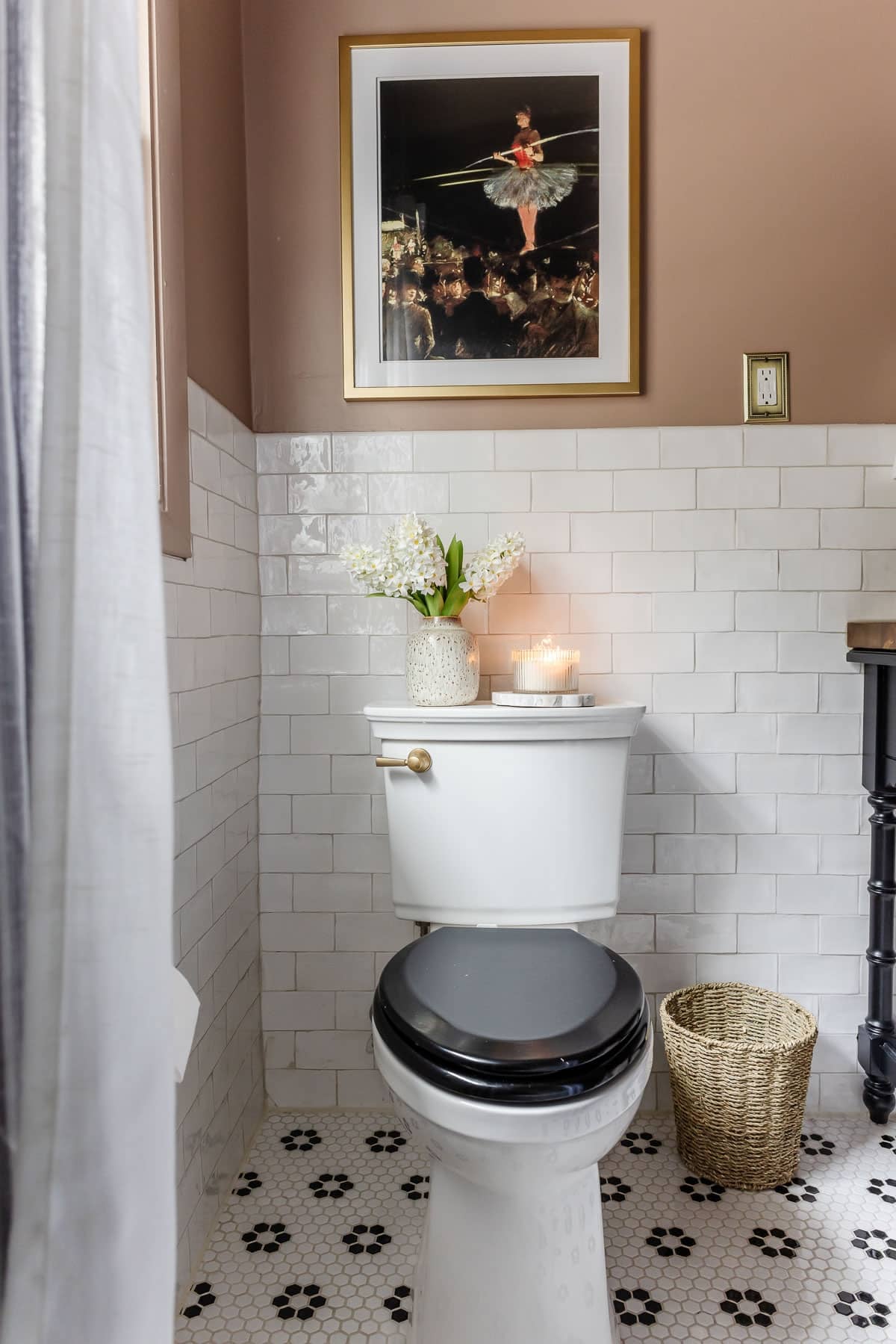 Our Black and Pink Bathroom Refresh Done in 4 Days - Bless'er House