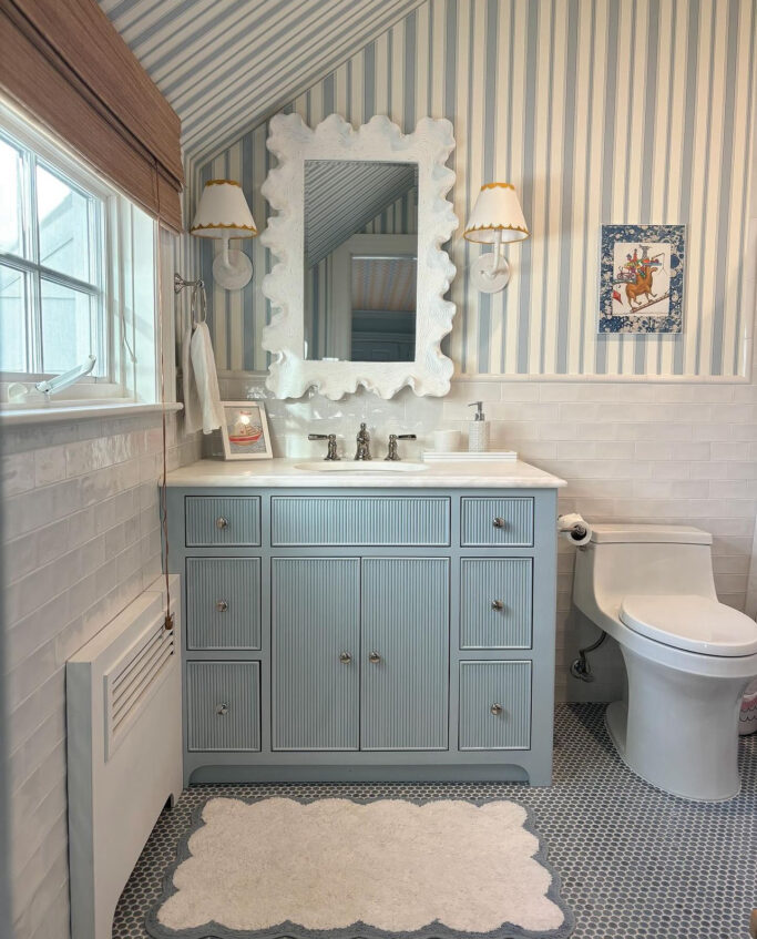 Our Coastal Blue Bathroom Design - 19 Gorgeous Ideas You'll Love! -