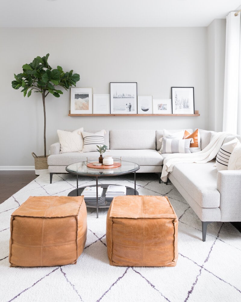 Our Modern and Minimal Living Room - VIV & TIM