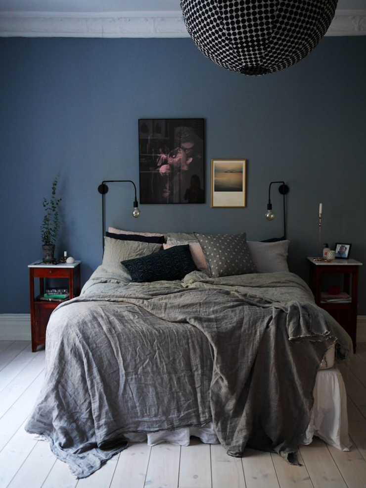 Perfectly Dreamy Moody Blue Bedrooms Idle Hands Awake