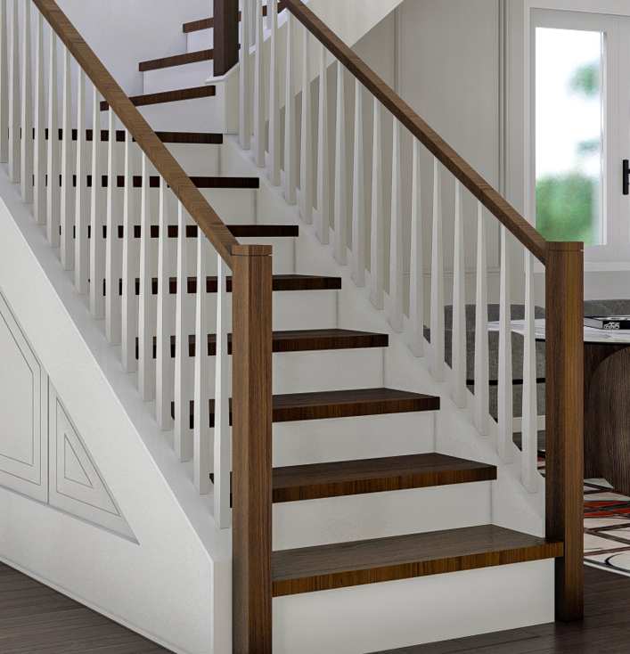 Pre-Finished Stair Railings – Convenient & Stylish Railing Solutions