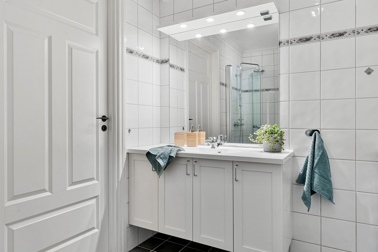 real estate, bathroom, nature, interior design, indoors, sink, mirror, plant, cabinet