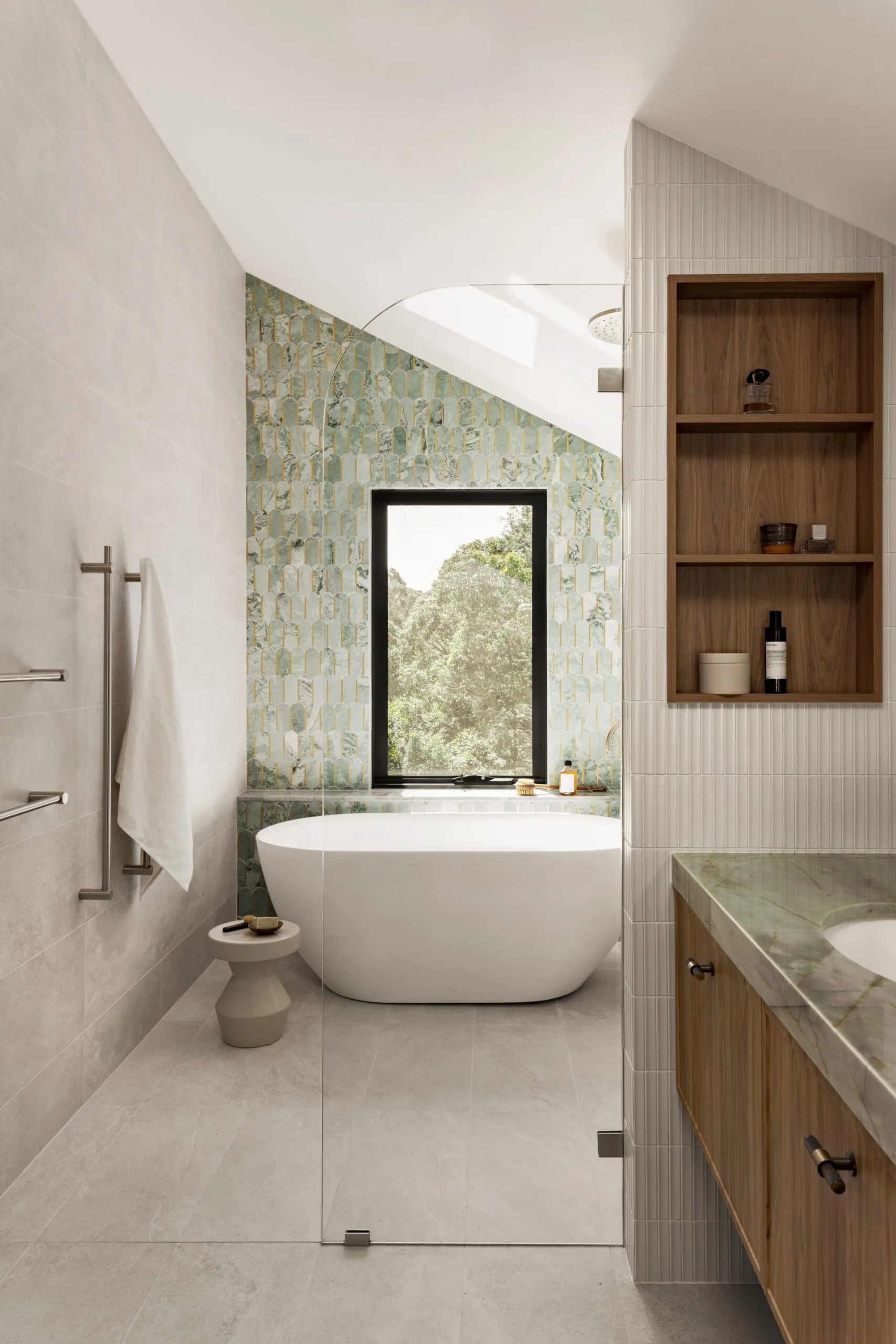 Sage advice: The green bathroom trend is here to stay | Home Beautiful